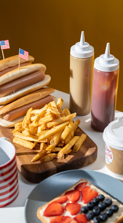 yum yum hotdogs.