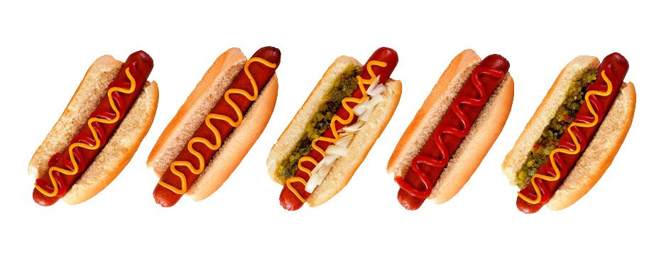 yum yum hotdogs.