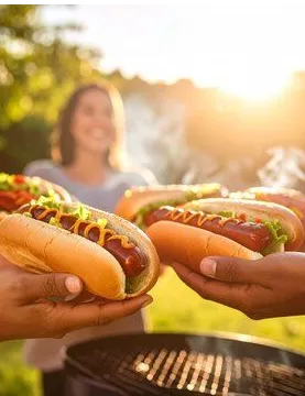 yum yum hotdogs.