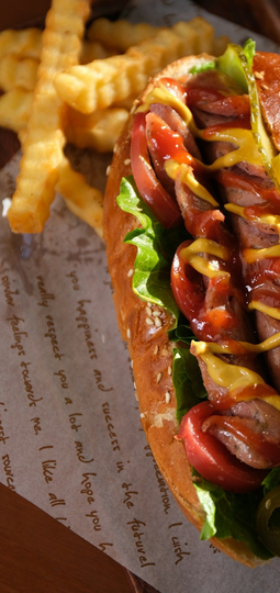 yum yum hotdogs.