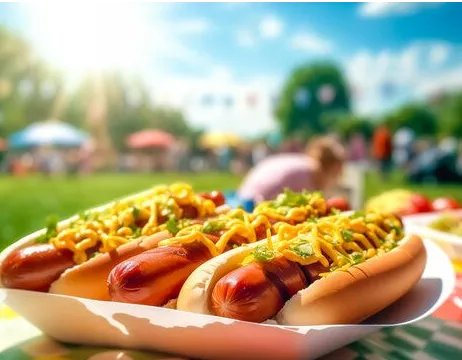 yum yum hotdogs.