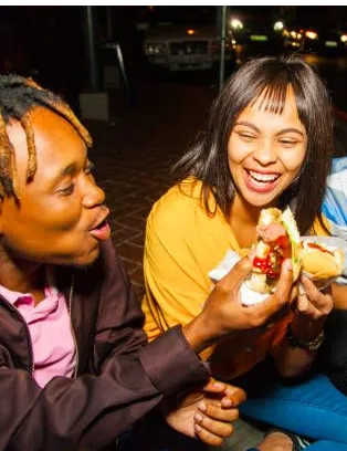 yum yum hotdogs.